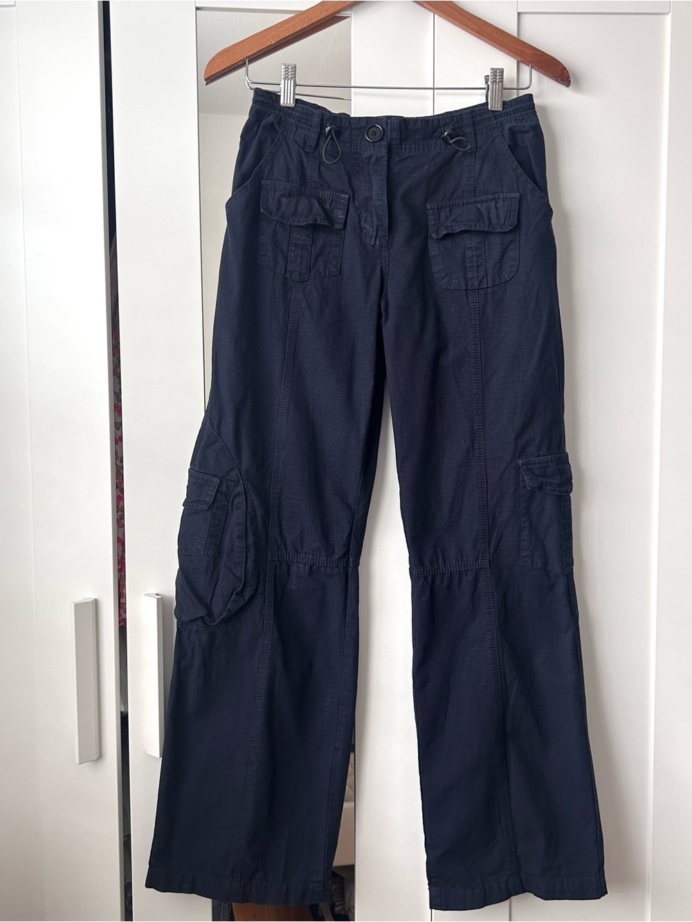 Brandy Melville navy Kim cargo pants